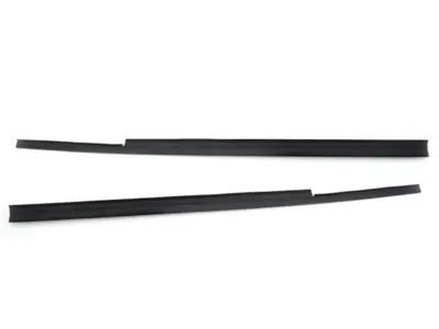Embellecedor exterior de puerta, Negro. Porsche 911 / 964 Cabrio / Targa - 9115310415070K, 9115310425070K - TMP-9378B