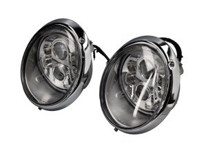 Phares jante chromée avec LED internes LHD Clear Lens Porsche 911/964 - 91163111499, 91163111299, 91163111399