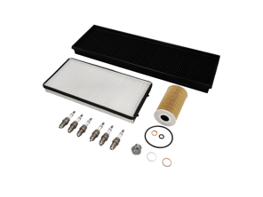 Service- en onderhoudskit voor Porsche 996 GT3: olie, luchtfilters, bougies en meer. - 99610090100, 99611013171, 90012301020, 94410719711, 99610722560, 99917019590, 99657221902, 157717