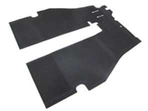 Voorste rubberen basismat. Porsche 356 LHD-auto's - 64455110106, 64455110105