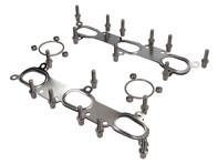 Exhaust manifold gasket, nut and bolt kit. Porsche 996TT