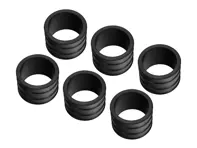 进气口橡胶套管，一套6个。适用于保时捷911 SC 1978-83款车型。 - 92811015801, 92811015800