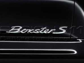 Model designation on doors. Porsche 981 Boxster - 98104480070041, 98104480070V04