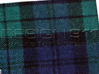 Tessuto Porsche Classic SCHOTTENKARO Verde - Blu - P9111352