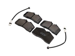 VOOR Remblokken en sensoren kit. Porsche 928 S4 1987-88 Brembo - 92861231502, 92861231504, 99335193901, 99335193905