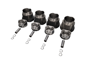 Juego de pistones y cilindros, 94 mm Porsche 914/ VW Tipo 4 Flat Top estilo europeo - VW9400T4E