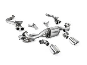 Milltek Sportauspuffanlage mit GPF/OPF-Bypass, polierte GT-115-Endrohre. Porsche 718 Boxster / Cayman 2020>> - 982251053E, 982251053K, 982251053F, 982251053H, 982251053D, 982251053G, 982254351B, 982254351L, 982254351AA, 982254351P, 982254351R, 982254350B, 982254350L, 982254350AA, 982254350P, 982254350R - SSXPO184