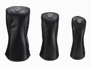 Fundas para Golf Glub con el escudo de Porsche. Juego de 3