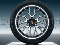 20' Macan RS Spyder Design Alloy Wheels & Summer Tyres Original Porsche - 95B04460206, 95B04462206