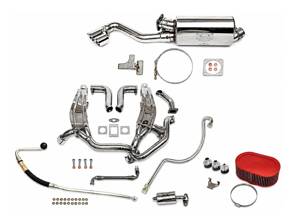 Pacchetto prestazioni sportive, terminale di scarico singolo a quattro uscite. Porsche 911 Turbo 1975-89 - 93011103806, 93021103301, 93021103304