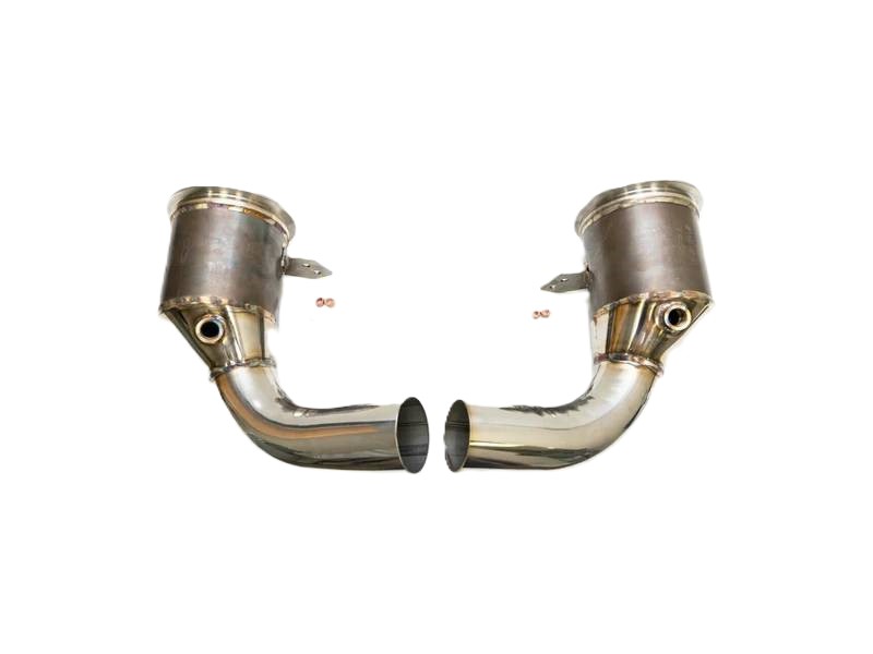 Fabspeed Sport Catalytic Converters. Porsche 992.2 Carrera (NON GTS) (2025+) - 992254400R, 992254400Q, 992254450R, 992254450Q - FS.POR.9922.SC