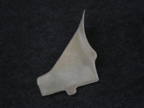 Protezione motore SINISTRA - piastra di blocco per alloggiamento ventola piccola. Porsche 914GT - TK 211K, TK211K