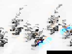 Silenziatori posteriori con valvola di scarico sportivo Milltek con terminali di scarico GT-115 in titanio bruciato. Porsche Macan 95B MK2 GTS e Turbo - 95B253601DY, 95B253600CY, 95B253612MY, 95B253611MY, 95B253600DY, 95B253601EY - SSXPO179