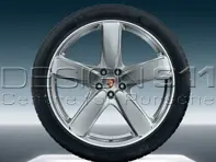21' Macan Sport Classic Alloy Wheels & Summer Tyres Original Porsche - 95B04460212, 95B04460222
