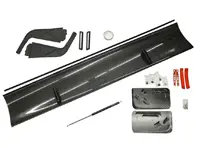 Spoiler trasero de cuello de cisne de fibra de carbono. Porsche 981 Caimán GT4