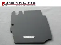 Tablero de piso de aluminio Rennline. Lado del pasajero. Porsche 356B / 356C - F13