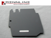 Rennline aluminium vloerplaat. Bijrijders kant. Porsche 356B / 356C - F13