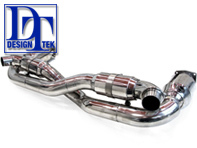 Sportauspuffanlage für Porsche 997TT 07>> mit 200 CELL CATS - DesignTek - 99711300980, 997113009BX, 99711301080, 997113010BX, 99711102680