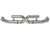 Tubo en X de derivación del silenciador central de escape. Porsche 997.2 Carrera 2009-2012 - 99711116032, 99711118032