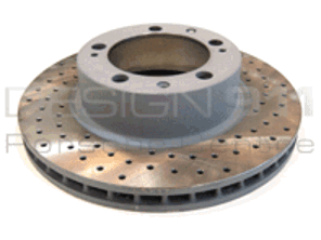 Brake Disc Rotor SPORTS Front PAIR. Porsche 944S2 / 944 / 968 - 95135104102