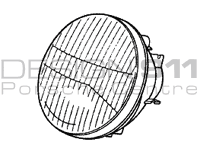 Headlamp Unit. Porsche 968 LHD cars