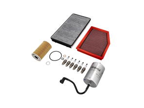 Kit di manutenzione motore - Filtri aria/carburante/olio, candele e altro - Per Porsche 986 Boxster 2.5L 1997-1999 - 99610722560, 99610731351, 0PB115499A, 99611025301, 99611013103, 99611013104, 90012310630, 99657221901, 99657221902, 99657121903, 99757121900, 99757121901, 99757121902, 99917020190