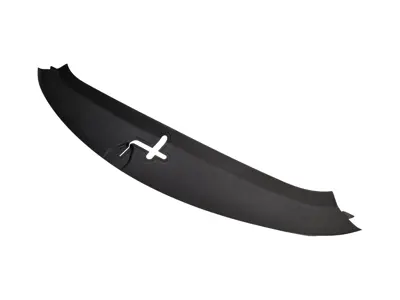 Embellecedor del pestillo del maletero delantero, negro. Porsche 991 / 981 Boxster / 981C Caimán - 991555411001E0, 99155541100