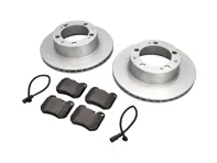 Pack de plaquettes et disques de frein avant. Porsche 944 2.7L 8V 1988-89 / 944S 2.5L 16V 1987-88 - 94435104105, 94435195103, 94461221200, 94435195102, 94435195104, 477698155, 92835194200, 92835195100, 94435104105ABS, 94435195104BRE, 460151820, 15941, 94435104106, 1663600217, 94435195100, 94435195101