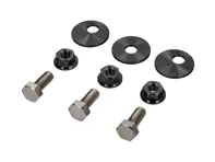 Kit de fixation d'embout d'échappement en titane avec écrou et boulon en titane. Porsche 997 GT3, 991 GT3 et GT3 RS - 99711125390, 99711125393, 99908464901, 99711175391, 99711175391