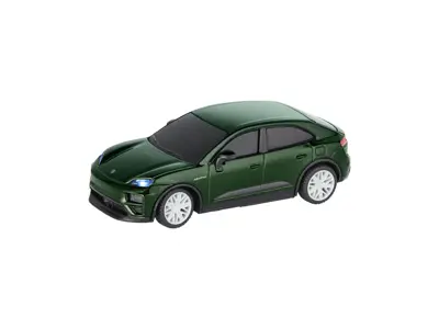 Coche de juguete teledirigido Porsche Macan, color verde roble metalizado. - WAP0406250SMAC