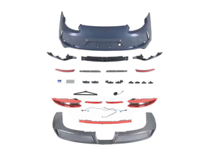 991.2 GT3 Look Heckstoßstangen-Umbausatz für Porsche 991.1 2WD - 99150529180, 991505291B0, 99150529182, 991505291B2, 992GT3FRKIT, 992GT3EXHKIT