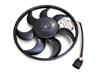 Radiator waterventilator DC. Porsche 955 Cayenne S / 957 Cayenne - 95562413601, 95562413600, 8EW 351 043-231, 8EW351043231