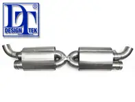 Marmitta Scarico Sportivo Cat Back (ROAD) Scatola posteriore. Porsche 997 Turbo Gen2 DesignTek - 99711102730, 99711102731, 99711102732, 55-PS114, 126380-02