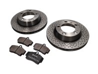 后刹车片和刹车盘套件 保时捷 987 Boxster S / Cayman S - 98635293911, 98635240301, 98735240301, 98735240300, 98735293901, 98735293900, 98635293911BRE, 98635240301BRE, 98661236501, 90026904701, 99907340201, 99635295901