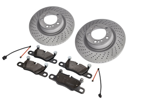 Kit pastiglie e dischi freno posteriori. Porsche 992.2 Carrera 2 3.0 litri - 992612601A, 992615602A