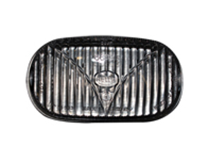 Lens for fog lamp, clear. Porsche 911 63-72 - 90163121103, 64463121103, 1695250402, 91163199500