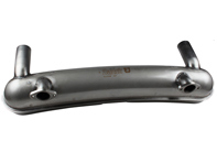 Uitlaatdemper / demper achterbak racing met vastgeschroefde inlaatflenzen. Porsche 911 1963-73 - alleen RACEN - 92212ASSI, 92.212ASSI, 1620801800 - 1620801800