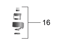 Sello del inyector de alta presión. Porsche 982 Boxster / 982C Caimán / 91.2 Carrera - 9A211051600, 822.350