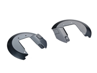 Bremsscheiben-Abdeckplattensatz, vorne. Porsche 911 / 912 1965 bis 1968 - 90135180114, 90135180214