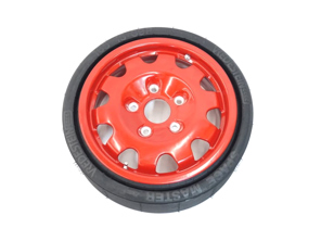 Emergency wheel with collapsible tyre. Porsche 911 / 964 / 944 / 928 1970-91 - 95136203002, 91136102812, 91136102811, 91136150100, 91136150600