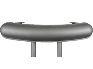 Marmitta di scarico / scatola posteriore Silenziatore. Presa Porsche 911 1964-76 2 IN / 2 OUT 50mm - 92.510DUAL, 92510DUAL, 1620605800, 91111102501, 91111102500, 91111102505