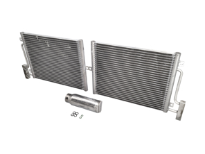 Air Conditioning (Air Con) Radiator Condenser Kit. Porsche 986 / 996 - 99657311100, 99757391101, 94457314301