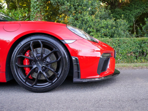 Front End Carbon Pack without Air Curtain. Porsche 718 GT4 / GT4 RS