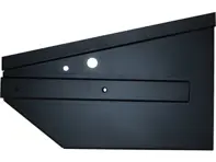 Lato vano batteria con staffa paraurti. Porsche 356B T5 - 64450103305, 64450103405, 571169-1, 571169-2, 571169, 1682700970, 1682700980 - 1682700970, 1682700980