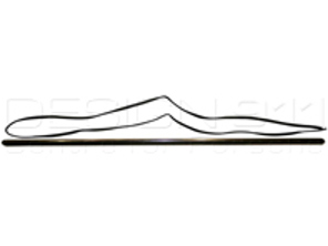 Moulding for rocker panel for Porsche 356 Speedster / 356B / 356C - 64455901107, PCG55901107 - 356139-01, 1686500206