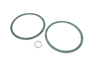Oil strainer gasket set with sump sealing ring. Porsche 914 - 021198031B, 017.494, N0138051