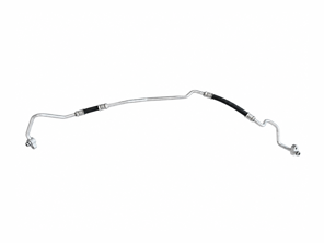 Air conditioning Refrigerant Pressure line between condenser. Porsche 718 (982) Boxster / Cayman - 982260335C, 982260335F