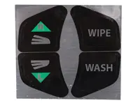 Sticker set, wiper and turn signal. Porsche 911 USA / 914 - 90155933001 - 1601502010