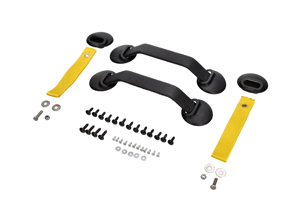 Kit de herrajes para panel de puerta RS, Amarillo. Porsche 911/930/964/993 - 964555830YW, 96455503X00, 28041121039, 964555251008YR