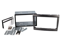 Plaque Fascia Double Din (Anthracite). Porsche 911 (997) / 987 Boxster / 987C Cayman - CT23PO03